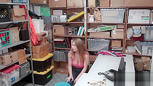 Busty chick gets banged from behind