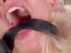 Busty hot Milf in device gets whipped