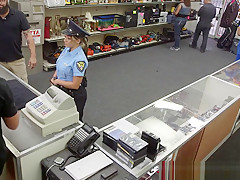 Busty police pawnee banged by pawnshop broker