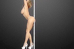 Busty teen 18+ sexy striptease dance