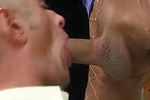 Busty tranny fucks and gets fucked