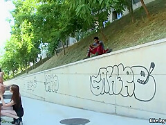 Buxom Whore Anal Sex Fisted Outdoor In Public - Franceska Jaimes