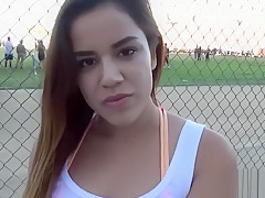 CUTE teen 18+ SWALOWS CUM AFTER SCHOOL