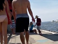 Candid Beach Bikini A-Hole Gazoo West Michigan Arse Hat