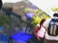 Candid cam video of some nice asses in tight jeans