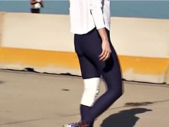 Candid girl at shot the sports competitions 08zh