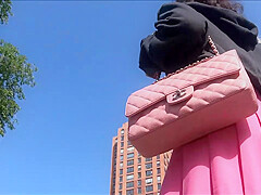 Candid street upskirt