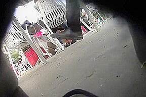 Candid teasing flats shoeplay