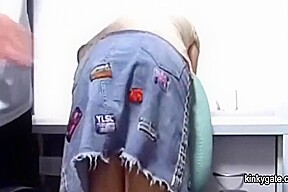 Caning Chinese Stepdaughter Due Slutty Panties