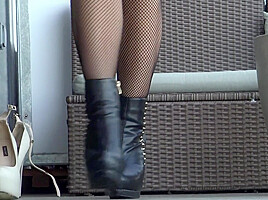 Carlas Shoe Fetish Show With High Heels And Boots - SoloAustria
