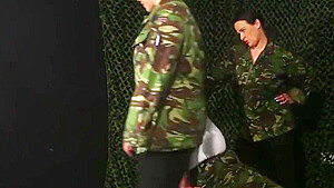 Cfnm Femdom Army Milfs Suck And Jerk Their Sub In 3some