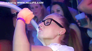Cfnm slut pole smoker