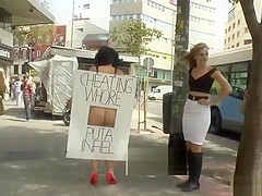 Cheated Milf anal fucked in public