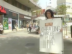 Cheated Milf anal fucked in public