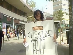 Cheated Milf anal fucked in public