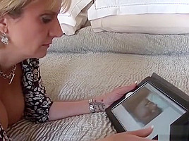 Cheating British Milf Gill Ellis Displays Her Big Jugs