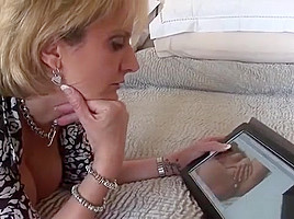 Cheating British Milf Gill Ellis Displays Her Big Jugs