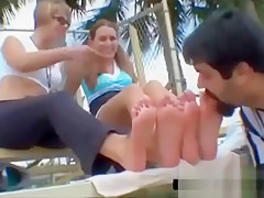 Cheerleader Sock Domination