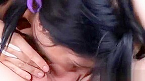 Chick Spreads Legs Wide Open After Performing Oral-sex