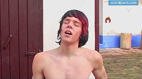 Chilling Outside, Fucking My Horny Cunt, But Caught