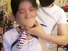 Chinese Bondage - Air Hostess Gagged