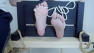 Chinese Feet Tied And Tickle
