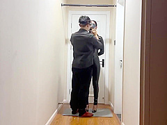Chinese Leather Suit Bondage And Breathplay