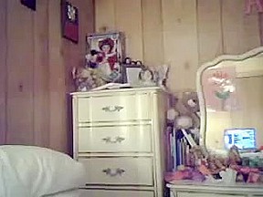 Chocolatey chick licks her tits