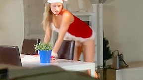Christmas babe interracial assfuck