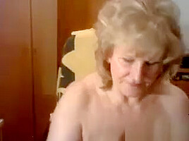Chubby And Busty Grandma Masturbating