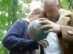 Chubby Chick Fucks In The Woods