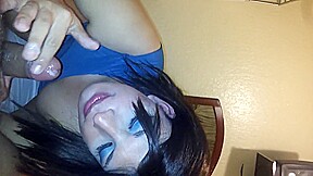 Chubby Crossdresser Blowjob 3 Cum Swallow