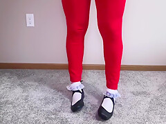 Cindy Lou In Costume With Ballet Flats