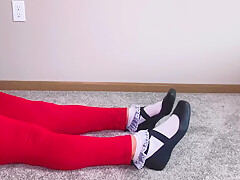 Cindy Lou In Costume With Ballet Flats