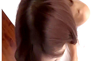 Classy ladyboy fucked bareback then fucks a dude hard