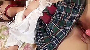 Cleave gagged japanese and vibrator play #2