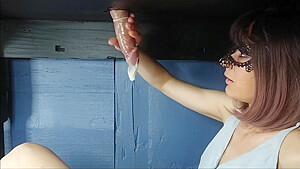 Cock Milking - Cum In Condom - Blowjob - Handjob