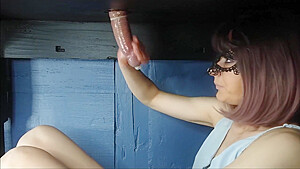 Cock Milking - Cum In Condom - Blowjob - Handjob