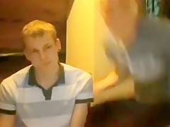 College Lovers Give Blowjobs