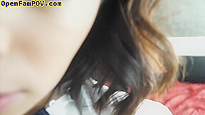 College uniform stepdaughter POV banged by perv stepdaddy