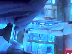 Concealed filming of a striptease joint