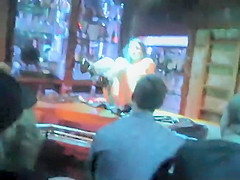 Concealed filming of a striptease joint
