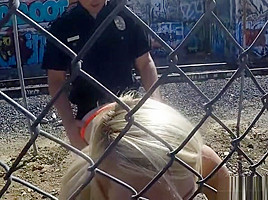 Cops harass street hooker, then fuck her in public