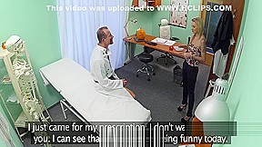 Costumed doctor made his patient horny