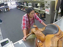 Country girl anal pounded by pawn keeper