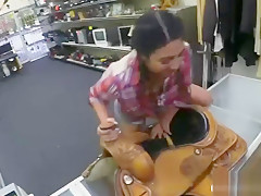 Country girl anal pounded by pawn keeper