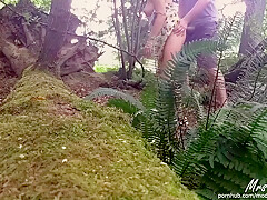 Couple Having Public Sex In The Woods From Pov