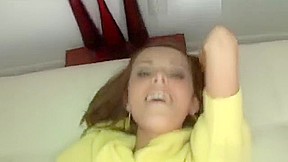 Cowgirl cum dripping pussy