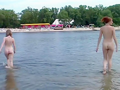 Crazy Amateur clip with , Nudism scenes