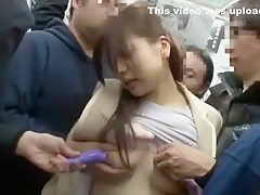Crazy Japanese whore Kyoko Maki, Azusa Maki, Kyouko Maki in Horny Public JAV scene